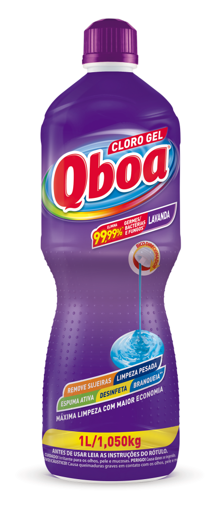 Cloro Gel Lavanda Qboa